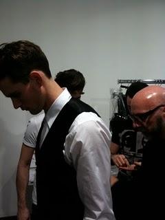 Dolce & Gabbana Man Fashion Show a/i 2011/12: Fitting in progress