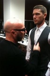 Dolce & Gabbana Man Fashion Show a/i 2011/12: Fitting in progress