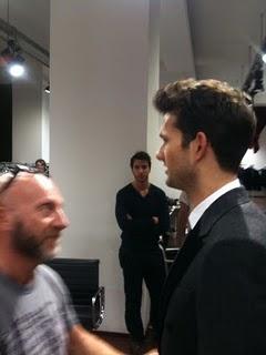 Dolce & Gabbana Man Fashion Show a/i 2011/12: Fitting in progress