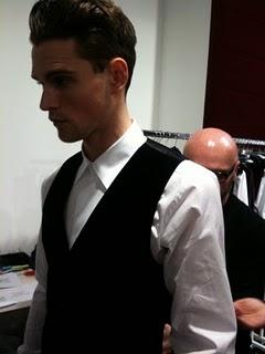 Dolce & Gabbana Man Fashion Show a/i 2011/12: Fitting in progress