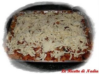 Pasta al forno: farfalle al sugo di melanzane