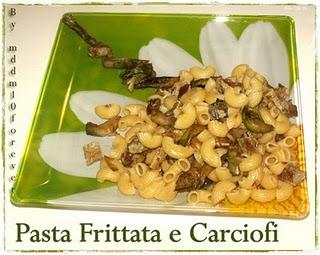 PASTA FRITTATA E CARCIOFI