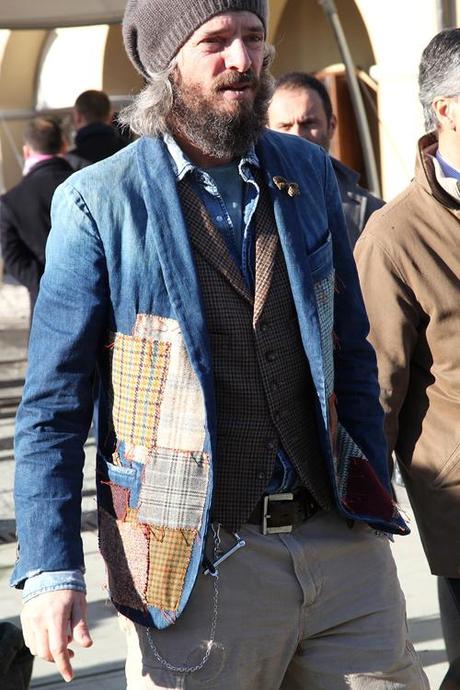 In the Street...Pitti Uomo, Florence