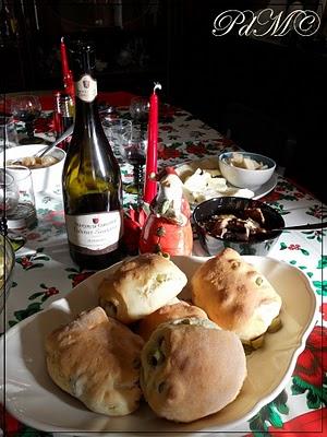 Pane alle olive verdi