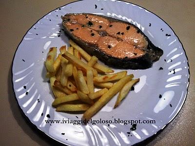 SALMONE AL VINO BIANCO