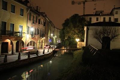 notte sui canali di Treviso