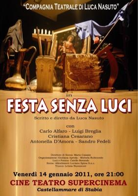 Castellammare di Stabia. “Festa senza luci”. In scena il mondo transessuale, la fede, l’amore e l’amicizia in un'unica commedia