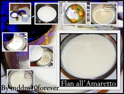 FLAN ALL'AMARETTO