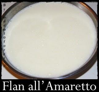 FLAN ALL'AMARETTO