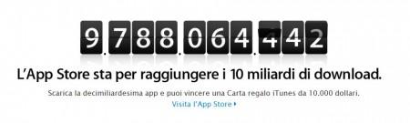 L’AppStore sta per raggiungere 10 Miliardi di Download (contest)