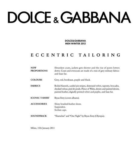 La 'Sartoria Eccentrica' by Dolce & Gabbana