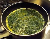 omelette con spinaci