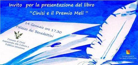 PRESENTATO “CINISI E IL PREMIO GIOVANNI MELI”