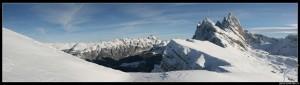 panoramica odle odle dolomiti