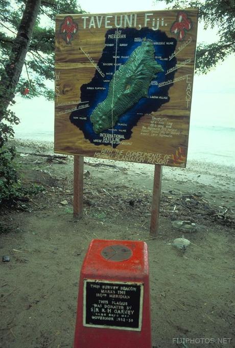 Dateline - 180 meridiano - Taveuni, Fiji