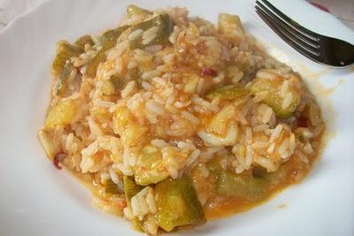 Risotto Zucchine e Merluzzo