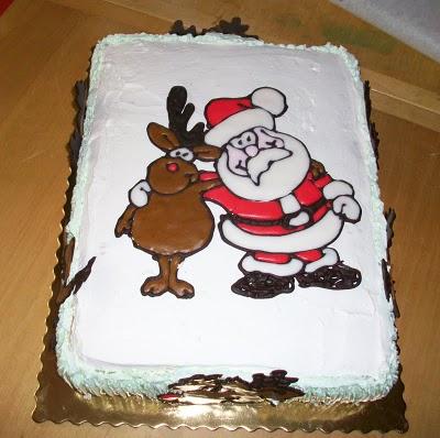 Babbo Natale a braccetto con Rudolph e i Miei Auguri