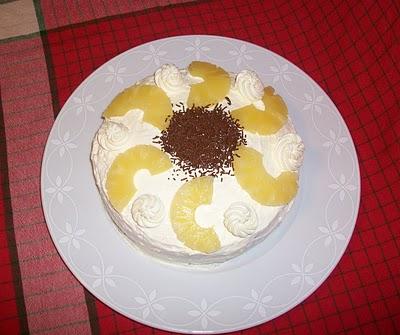 Torta Ananas e Mascarpone