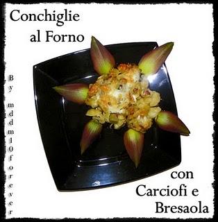 CONCHIGLIE AL FORNO CON CARCIOFI E BRESAOLA