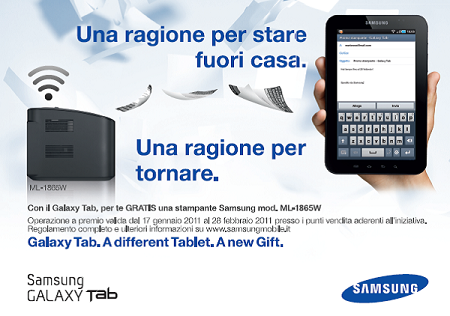 Per chi vuole un Samsung Galaxy Tab™, l’anno comincia nei migliori dei modi.