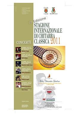 Atelier Chitarristico Laudense: stagione internaz.di chitarra classica 2011 Lodi