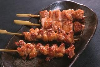 Yakitori -spiedini di pollo