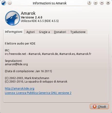 AmaroK 2.4 rilasciato e disponibile anche per Mandriva 2010.2