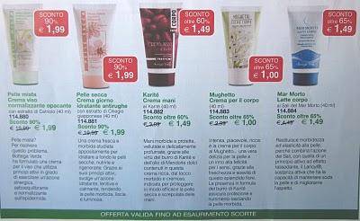 Offerte a partire da 1 euro @bottega verde