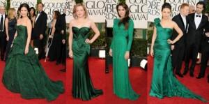 Golden Globe 2011: il red carpet si tinge di verde