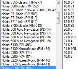 Firmware per Nokia 5230 v. 40.0.003 – 40.6.003