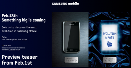 thumb 550 samsung unpacked Samsung: Galaxy S 2 e Star II saranno presentati al MWC 2011