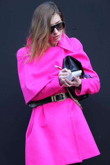 In the Street...Fuchsia Desire...Man Fashion Week, Milan