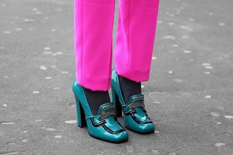 In the Street...Fuchsia Desire...Man Fashion Week, Milan