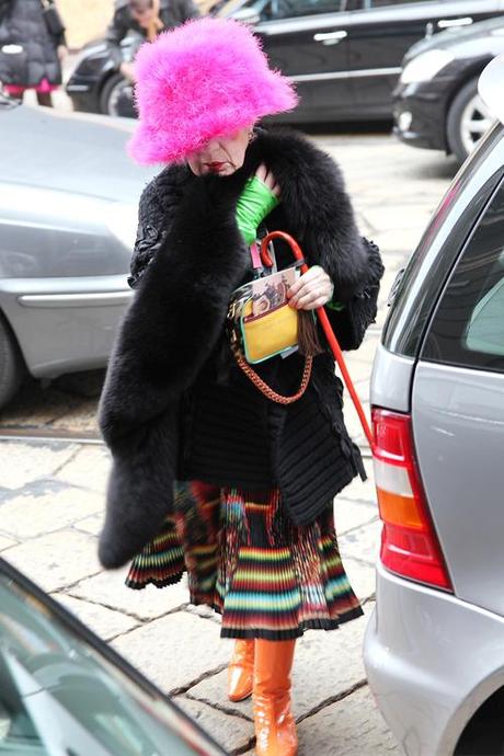 In the Street...Fuchsia Desire...Man Fashion Week, Milan