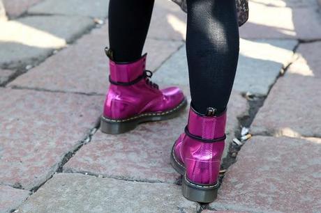 In the Street...Fuchsia Desire...Man Fashion Week, Milan