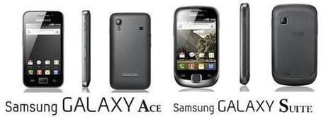 Samsung Galaxy Ace e Samsung Galaxy Suite