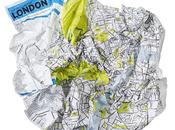 Crumpled City Map: mappa accartocciare