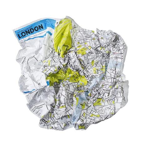 Crumpled City Map: la mappa da accartocciare