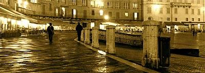 notturno in piazza del Campo