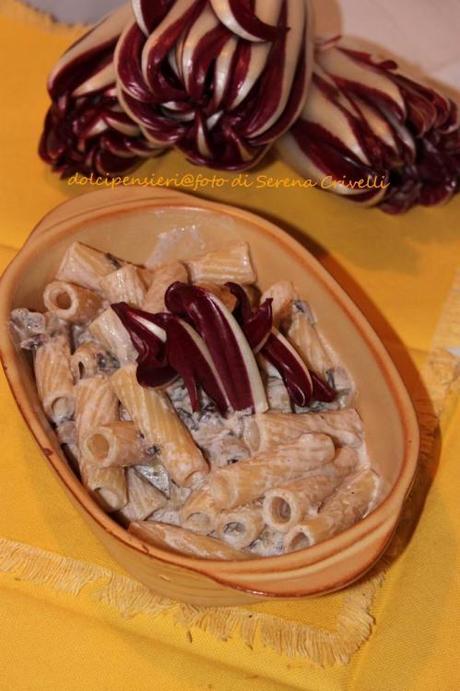 TORTIGLIONI AL RADICCHIO di Dolcipensieri