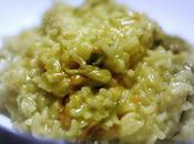 Risotto basmati fiori zucca zafferano