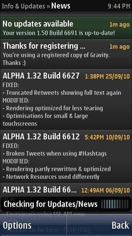 Gravity : si cambia ! Rilasciata la versione 6691  build con broswer incorporato