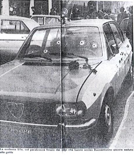 volante51_uccisione_Buonantuono Renato Vallanzasca l’eccezione italiana di una vita dietro le sbarre (non dietro le quinte).