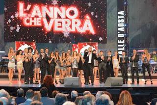 Capodanno 2014, Carlo Conti su Rai 1 da Courmayeur (Ansa)