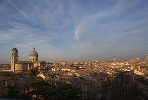 English: Skyline of Reggio Emilia, Italy