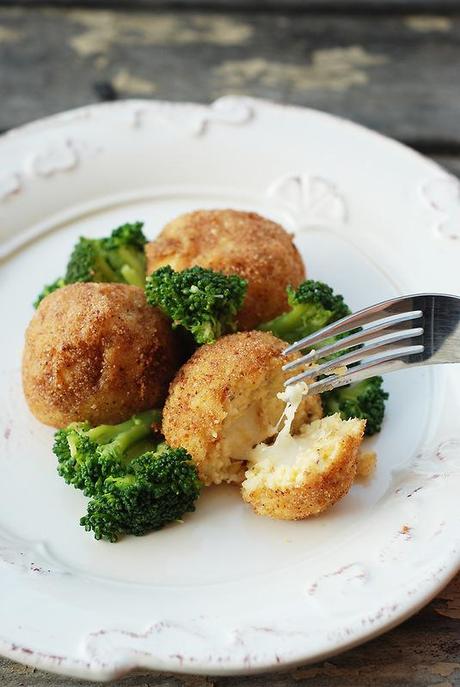 Palline di polenta con il cuore morbido di Tuma Langarola