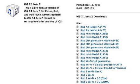 Download iOS 7.1 beta 2 tutte le novità in un video