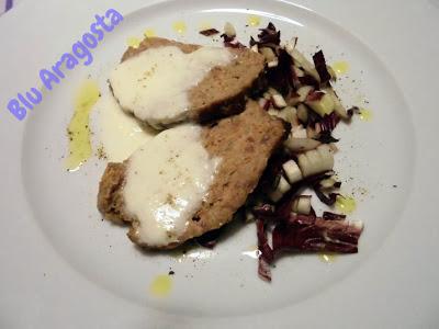 Polpettone con salsa al taleggio