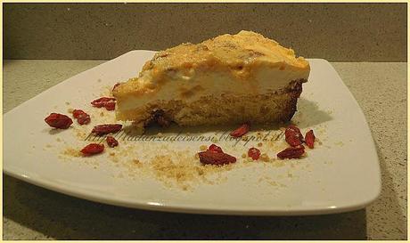 CHEESE CAKE ALL'ARANCIA E BACCHE DI GOJI