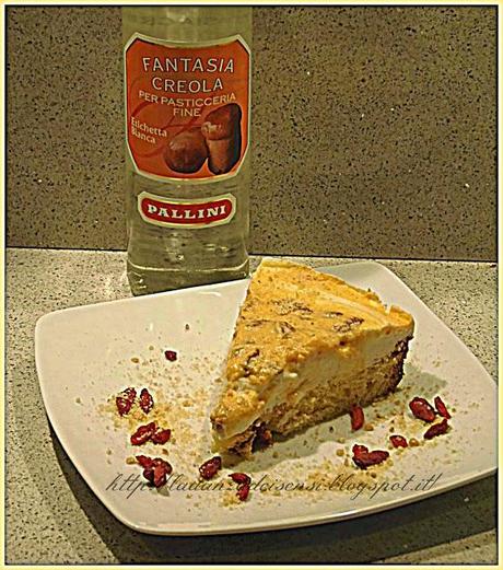 CHEESE CAKE ALL'ARANCIA E BACCHE DI GOJI